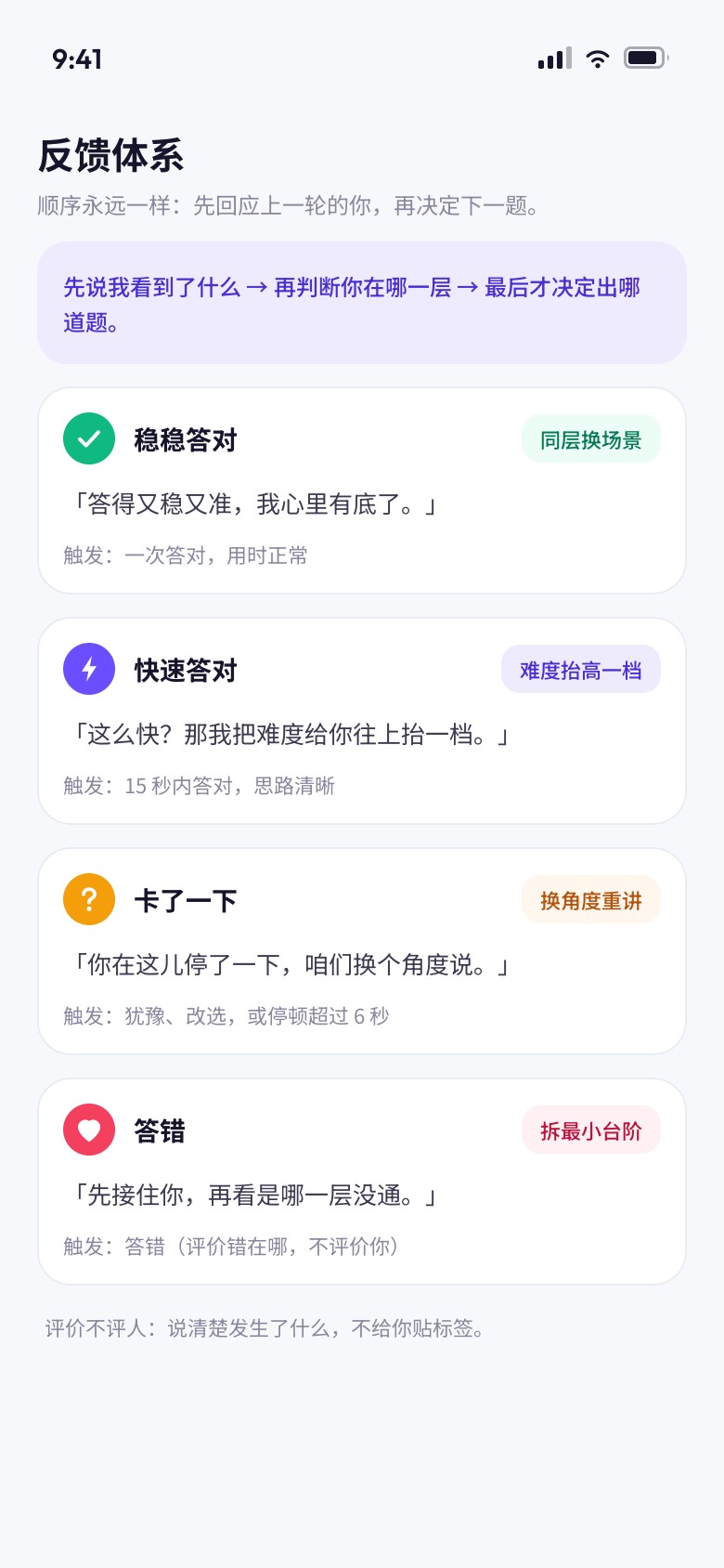 反馈体系